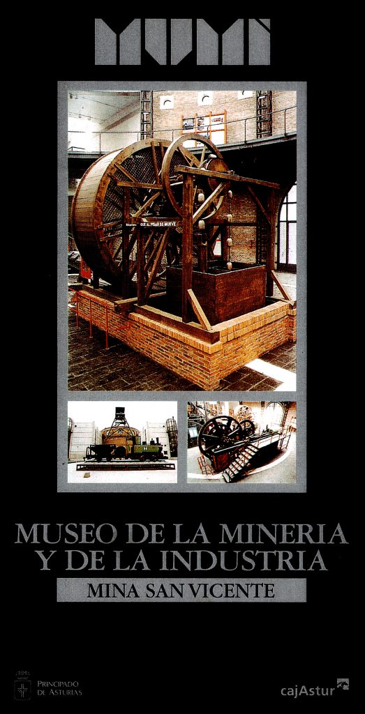 Folleto publicitario del Museo de la Minería y la Industria. El Entrego. Asturias 1999