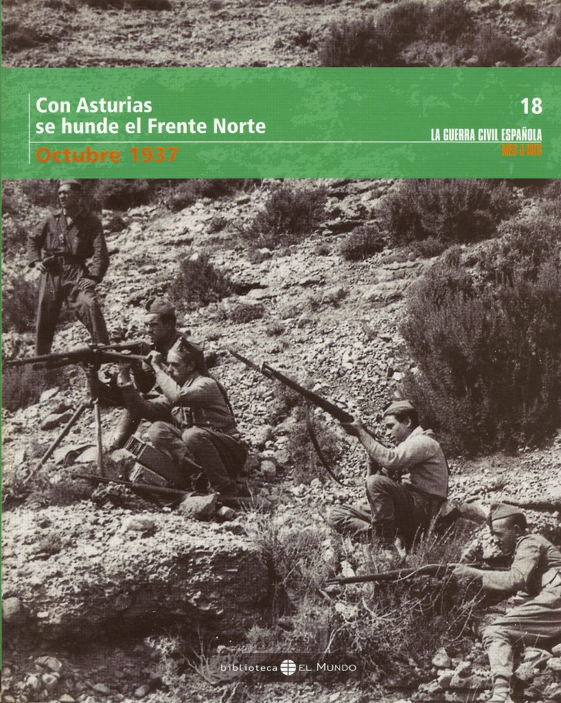Portada del libro La Guerra Civil Española. Mes A Mes. Tomo 18. Diario El Mundo. 2005