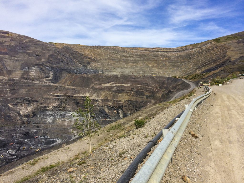 Corta Pastora, de la Hullera Vasco Leonesa. Santa Lucía de Gordón, León. 2017