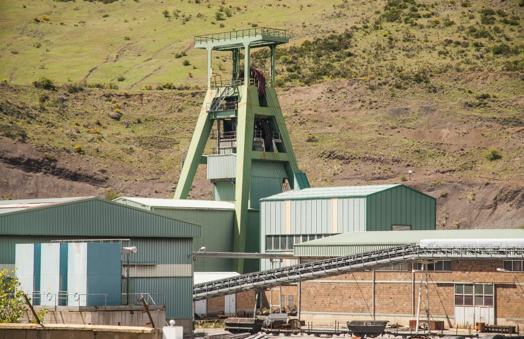 Castillete del pozo Emilio del Valle, de Hullera Vasco-Leonesa. Santa Lucía, Pola de Gordón, León. 2017