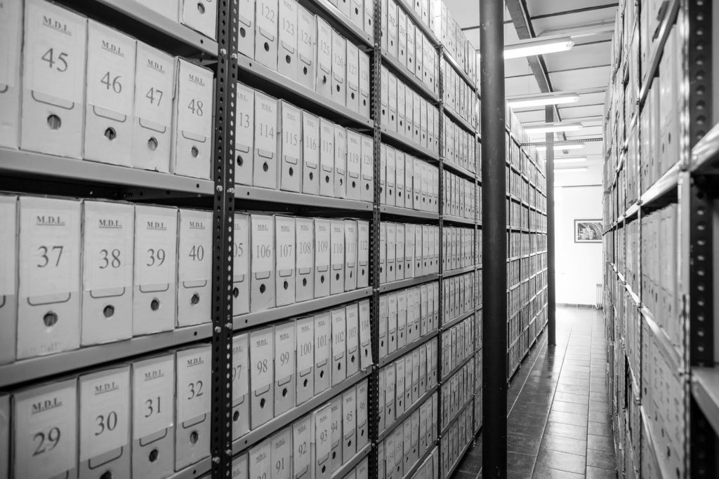 Fondos documentales del Archivo Histórico de Hunosa. Pozo Fondón. Langreo. Asturias. 2017