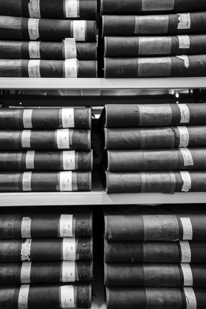 Fondos documentales del Archivo Histórico de Hunosa. Pozo Fondón. Langreo. Asturias. 2017