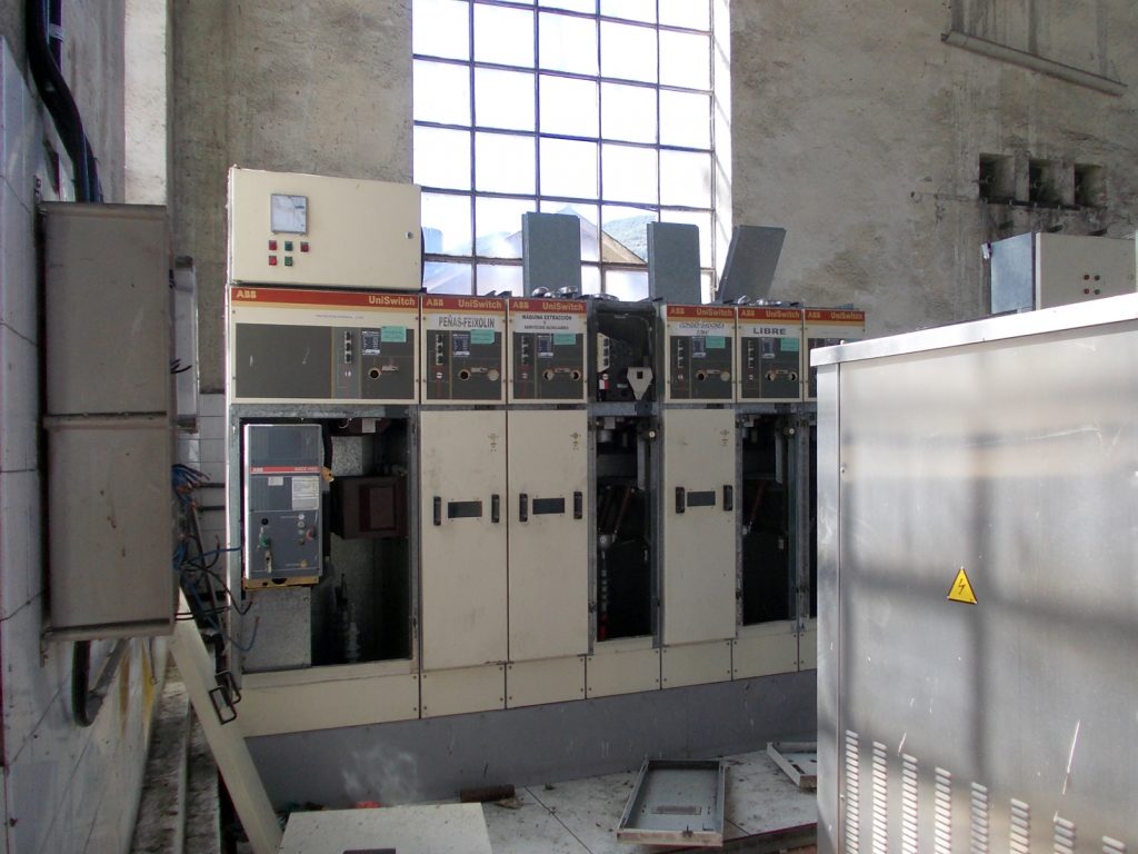 Sala de máquinas del Pozo Calderón de la MSP, Villager de Laciana, Villablino, León, 2016