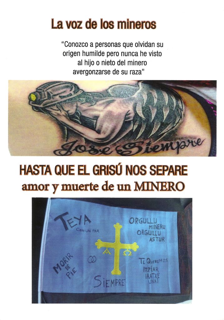 Portada del libro Hasta que el grisú nos separe, de Itziar Ríos Rivas. Asturias 2015