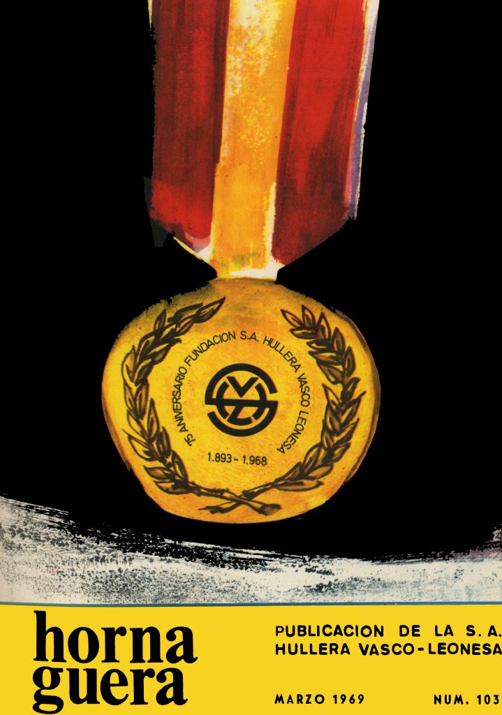 Revista Hornaguera, Nº 103, Marzo de 1969, de Hullera Vasco-Leonesa. 32 Paginas. PDF