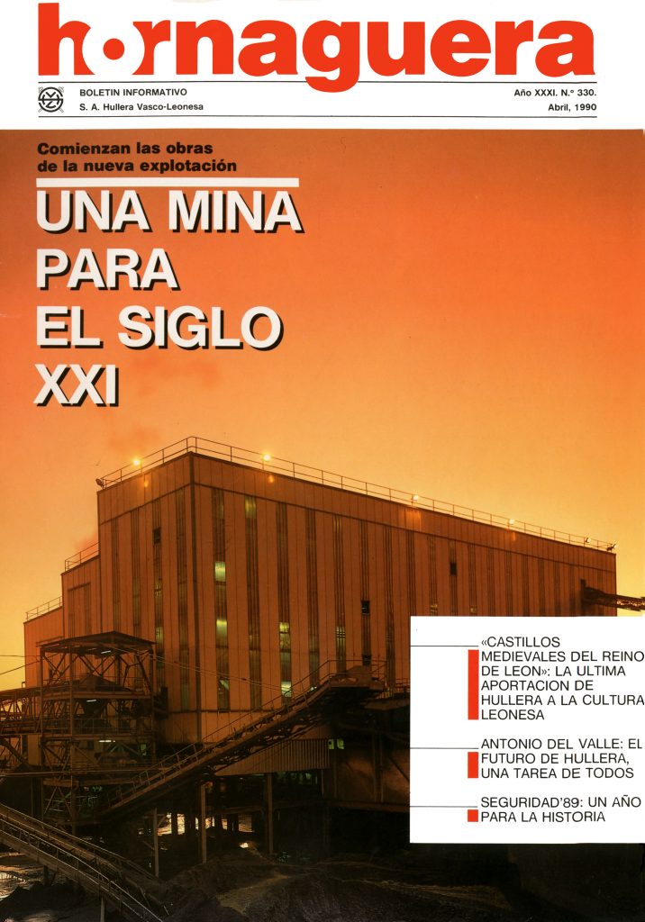 Revista Hornaguera, Nº 330, Abril de 1990, de Hullera Vasco-Leonesa. 28 Paginas. PDF