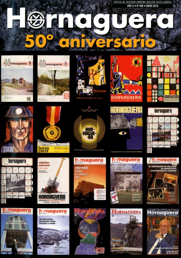 Revista Hornaguera, Nº 400, Enero de 2010, de Hullera Vasco-Leonesa. León. 2010