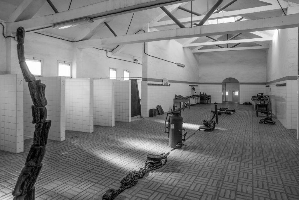 Casa de aseos del Pozo Julia. Fabero. León. 2017