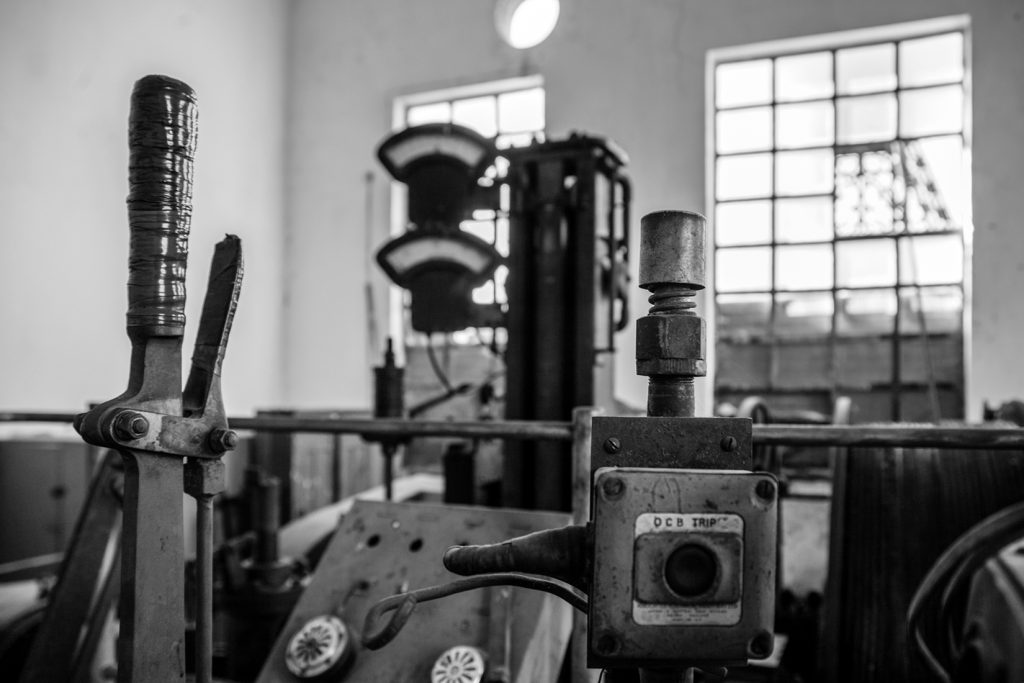 Sala de máquinas del Pozo Julia. Fabero. León 2017