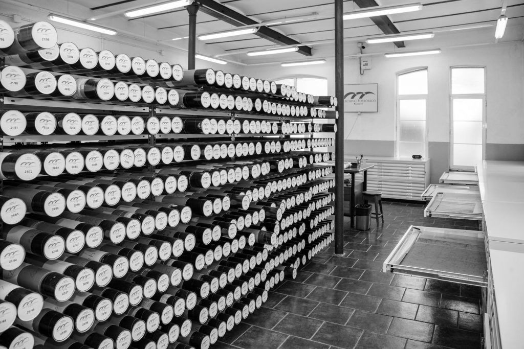 Planoteca del Archivo Histórico de Hunosa. Pozo Fondón. Langreo. Asturias. 2017