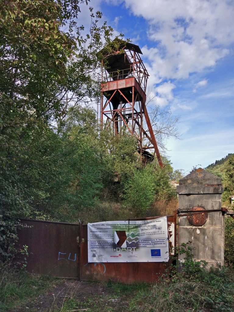 Castillete del Pozu Esperanza o El Tarronal. Valle de San Tirso. Mieres. Asturias. 2016