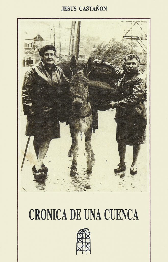 Portada del libro “Crónica de una Cuenca”, de Jesús Castañón. Asturias. 1987