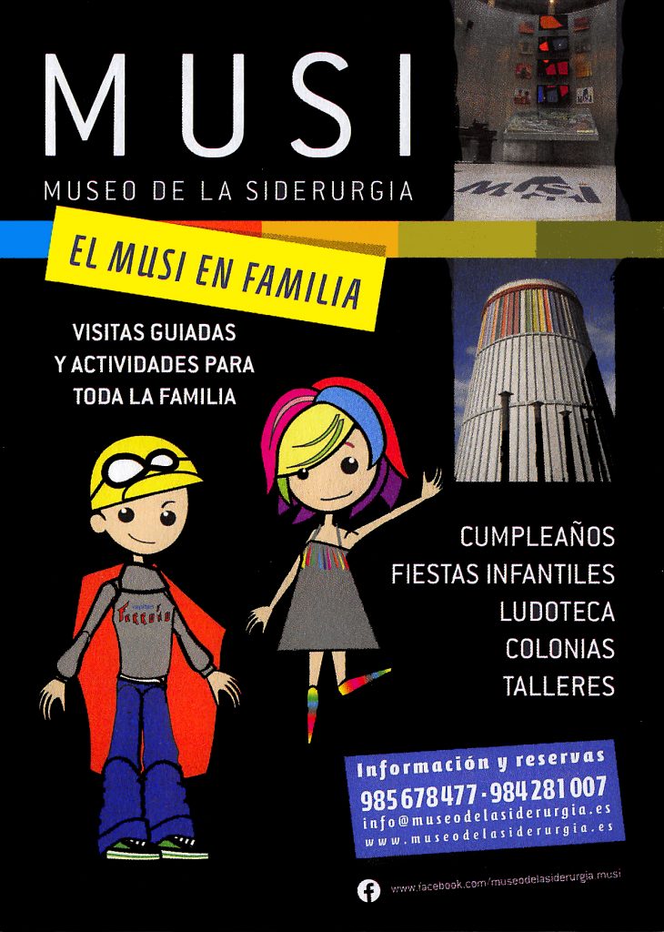 Folleto del Museo de la Siderurgia. Langreo, Asturias