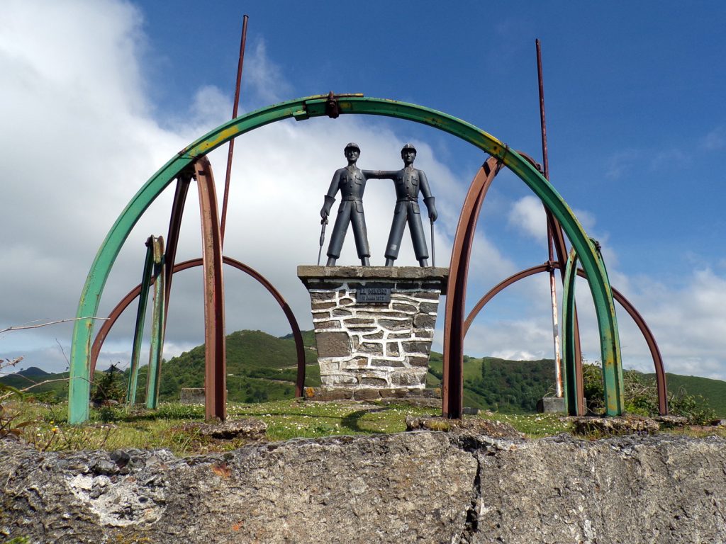 Monumento al minero. Alto de La Colladiella. Mieres. Asturias. 2016