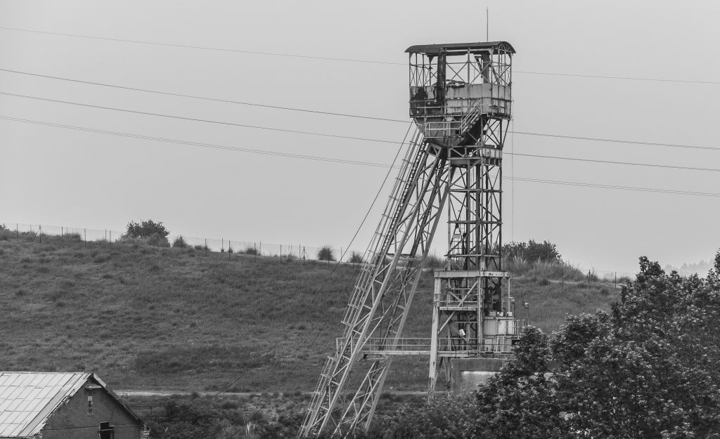 Castillete del Pozo Santa Amelia en las Minas de Reocín, Cantabria. 2017