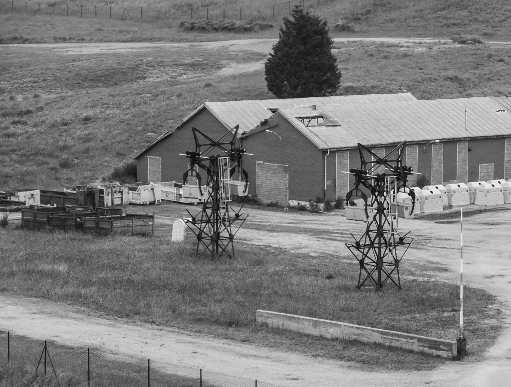 Instalaciones del Pozo Santa Amelia en las Minas de Reocín, Cantabria. 2017