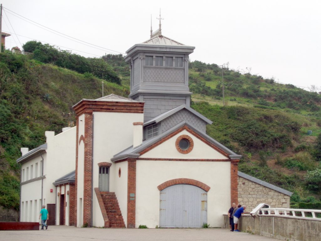 Vista exterior del Museo minero Mina de Arnao. Castrillón. Asturias 2017