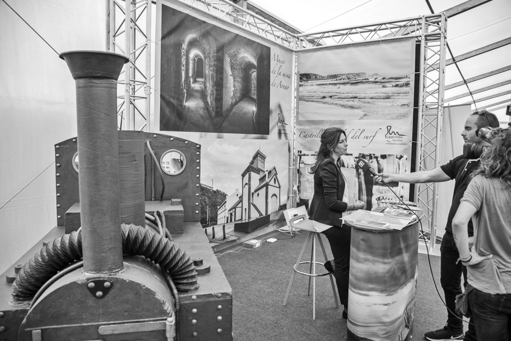 FETUMI (Feria de Turismo Minero). Pozo Sotón. S.M.R.A. Asturias. 2017