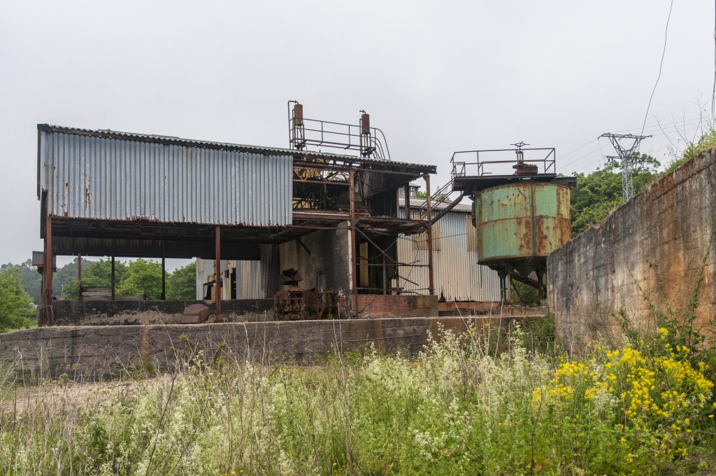 Mina San José. Planta de tratamiento del mineral. Novales, Alfoz de Lloredo, Cantabria. 2017