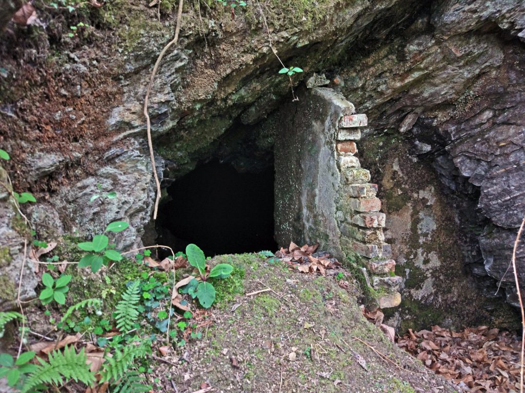 Bocamina del mismo nivel del Pozu La Balanza. Valle de Turón. Mieres. Asturias. 2017