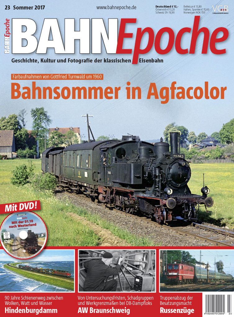 Portada de la revista Bahn Epoche. Verano de 2017