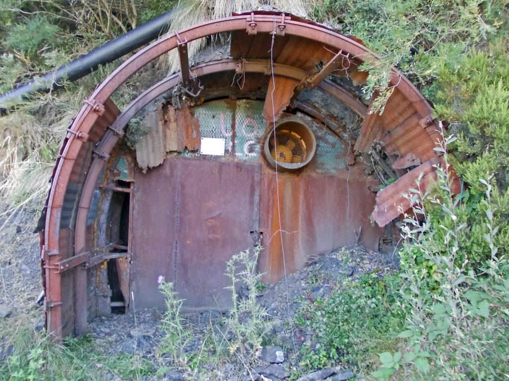 Bocamina del Piso 2 del Grupo Xaral de la MSP. Brañas de Caboalles. Villablino. León. 2016