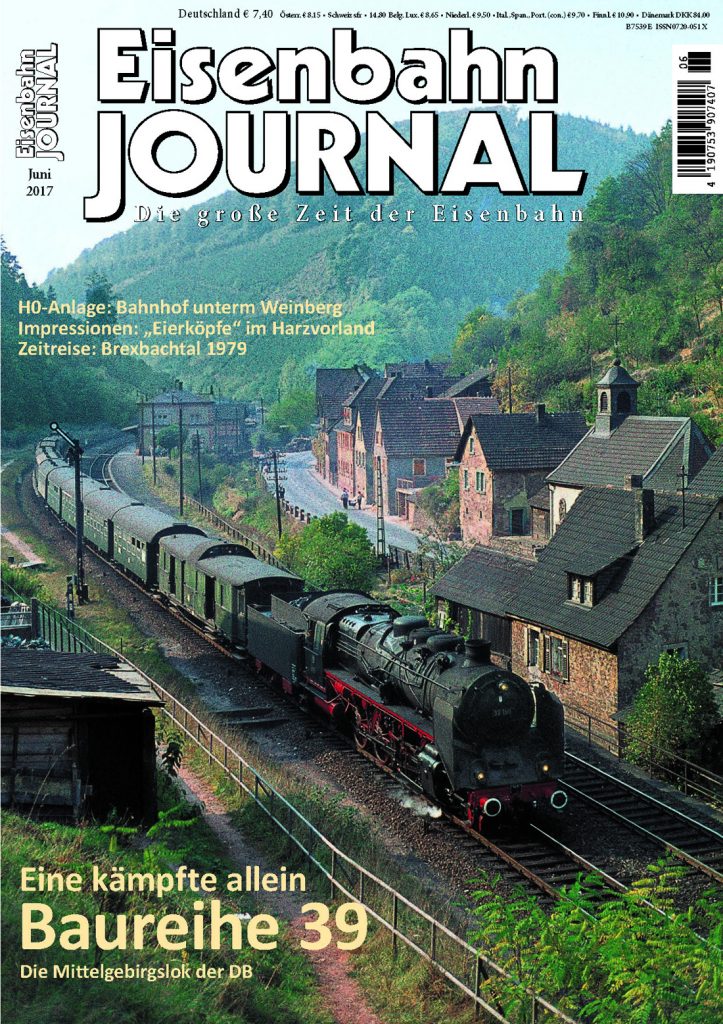 Portada de la revista Eisenbahn Journal. Junio de 2017