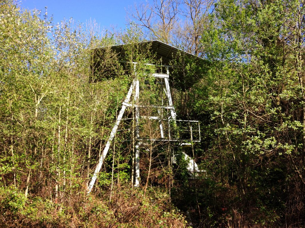 Pozu San Luis, auxiliar de ventilación del Pozu Tres Amigos. Güeria San Xuan. Mieres. Asturias. 2017