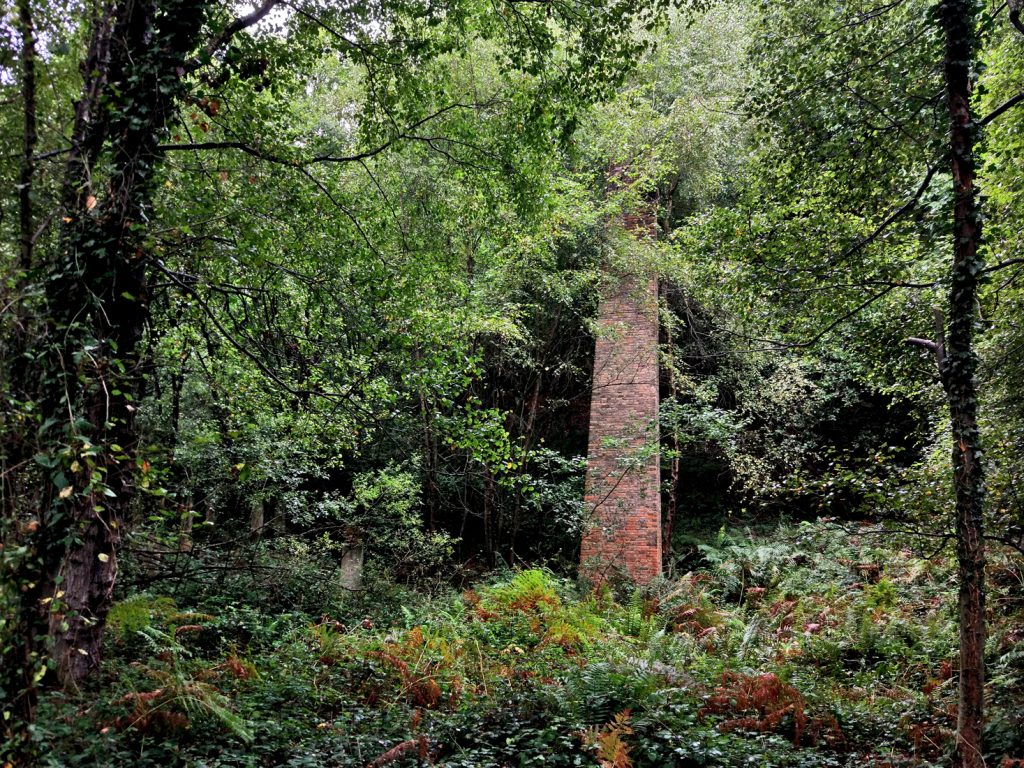 Chimenea de Mina Tonín o La Nozal. Valle de San Tirso. Mieres. Asturias. 2017