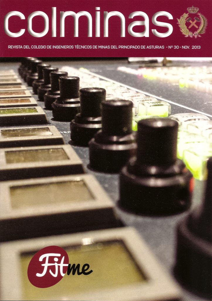 Portada de la revista Colminas. Colegio de Ingenieros Técnicos de Minas de Asturias. Nº 30. Noviembre de 2013