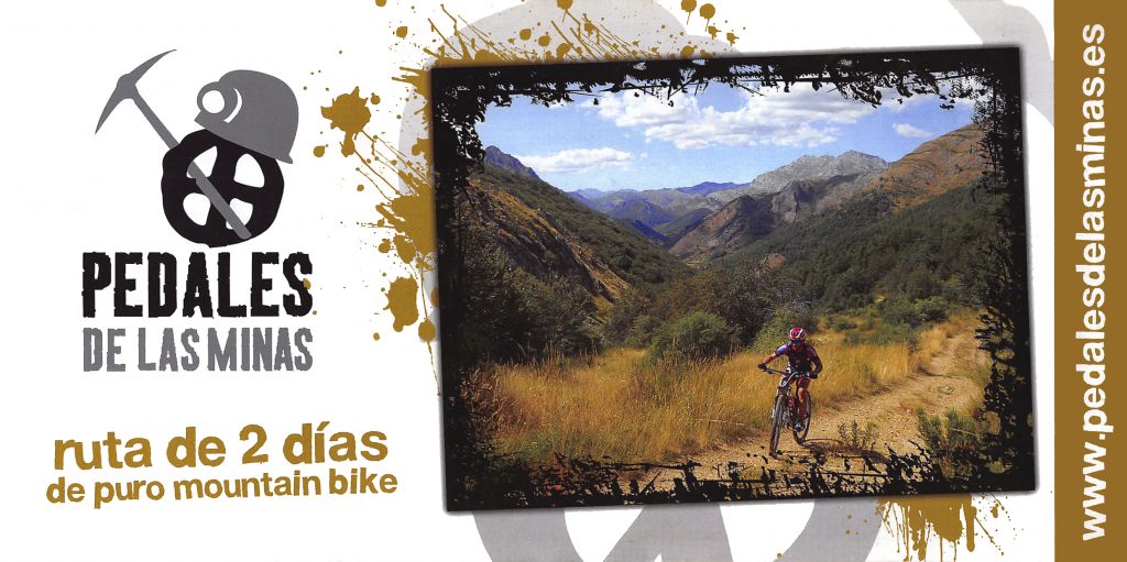 Folleto de la ruta Pedales de las Minas.  Sabero. León