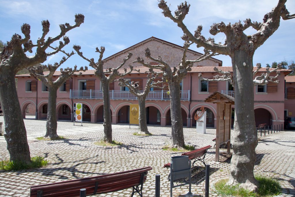 Exterior del Museo de la Minería de Castilla y León. Sabero. León. 2017