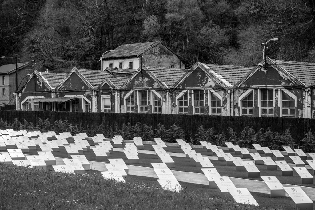 Memorial Minero en el Pozo Sotón. San Martín del Rey Aurelio. Asturias. 2017