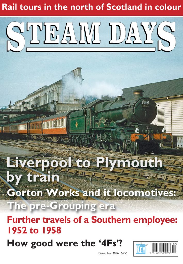 Portada de la revista Steam Days. Diciembre de 2016