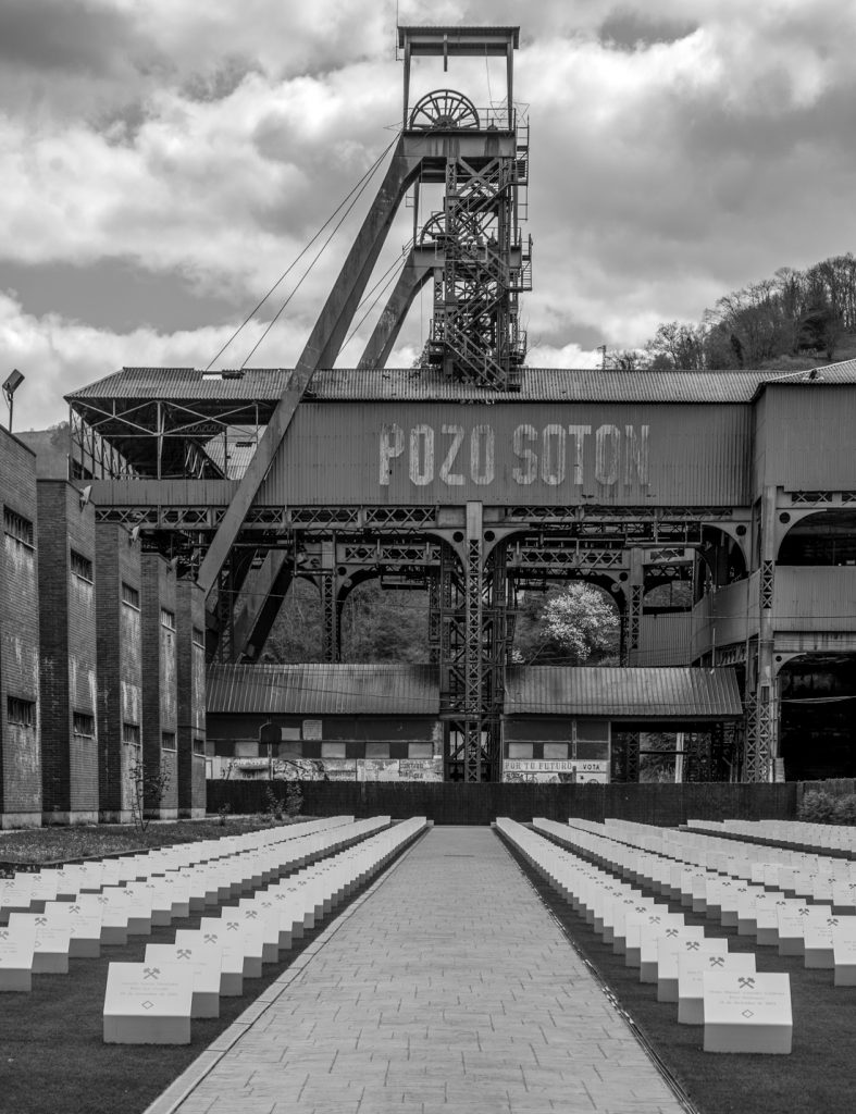 Memorial Minero en el Pozo Sotón. San Martín del Rey Aurelio. Asturias. 2017