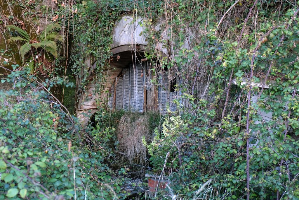 Bocamina del décimo piso de la Mina San Víctor. Valle de Turón. Mieres. Asturias. 2017