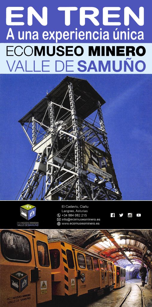 Folleto Ecomuseo En Tren. Ecomuseo Valle de Samuño. Langreo, Asturias