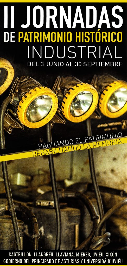 Folleto II Jornadas Patrimonio Histórico Industrial. Asturias. Año 2017