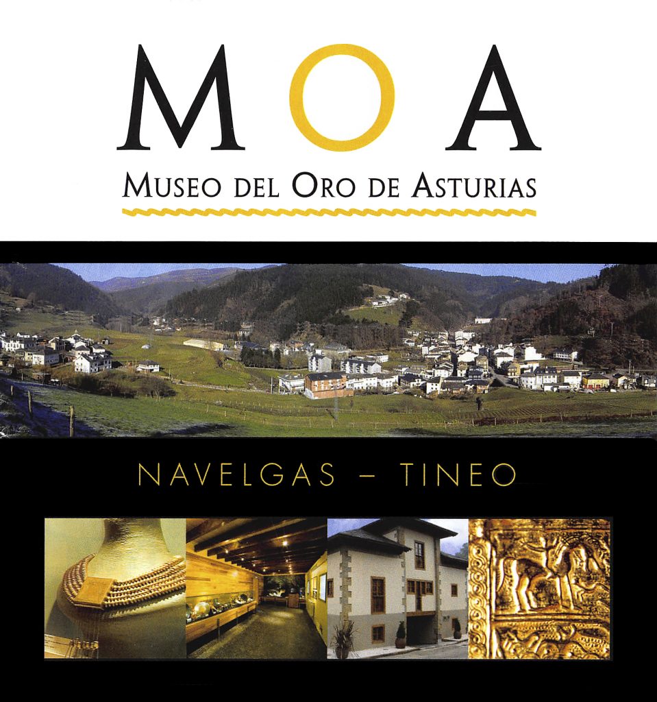 Folleto del Muséo del Oro de Asturias. Navelgas, Tineo. Asturias