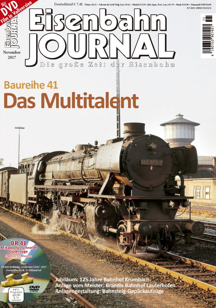 Portada de la revista Eisenbahn Journal. Noviembre de 2017