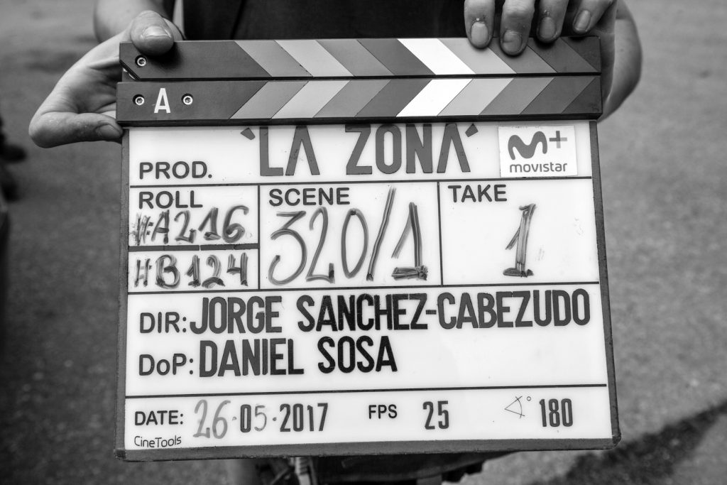 Rodaje de la serie de televisión “La Zona”. Pozo Candín. Langreo. Asturias. 2017