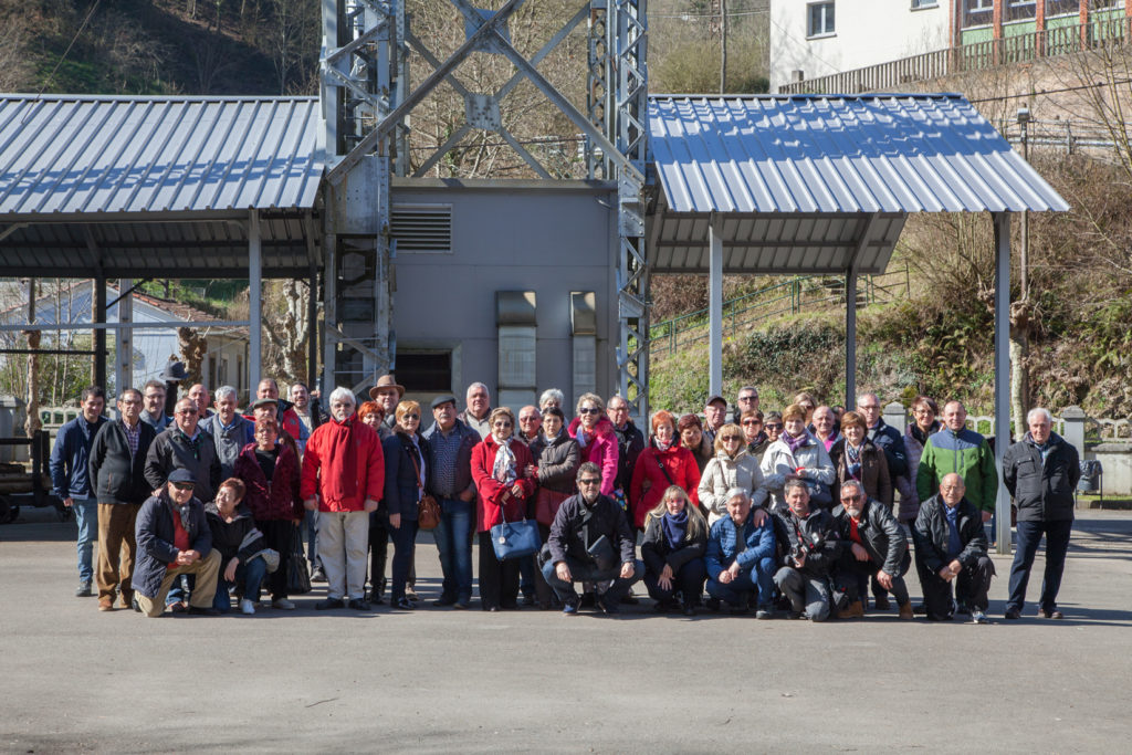 Visita de amigos del museo de la Minería de Castilla y León, al Ecomuseo del Valle del Samuño. Langreo. Asturias 2018