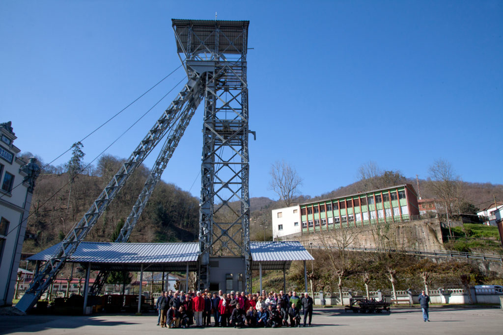 Visita de amigos del museo de la Minería de Castilla y León, al Ecomuseo del Valle del Samuño. Langreo. Asturias 2018