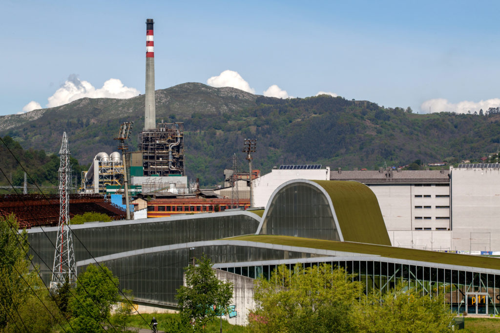 Central Térmica de la empresa Iberdrola. Lada. Langreo. Asturias 2018