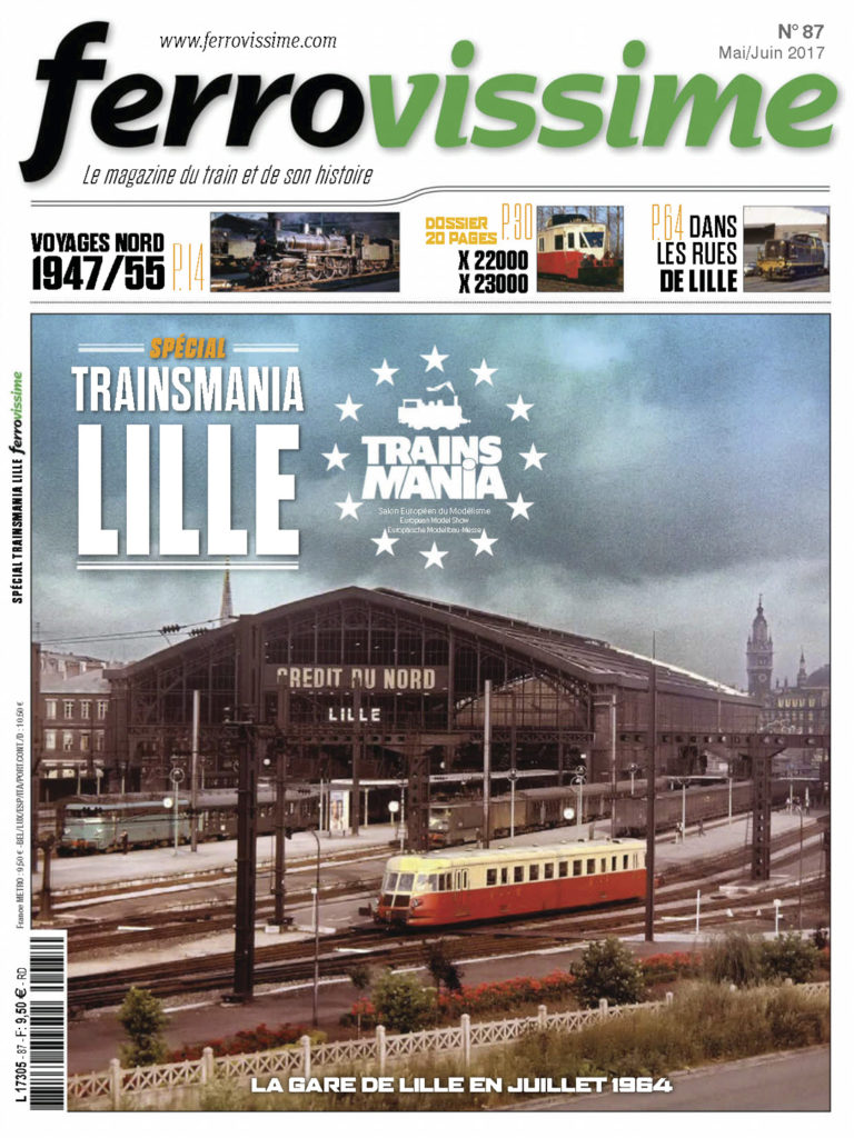 Portada de la revista Ferrovissime. Nº 87. Mayo/Junio 2017