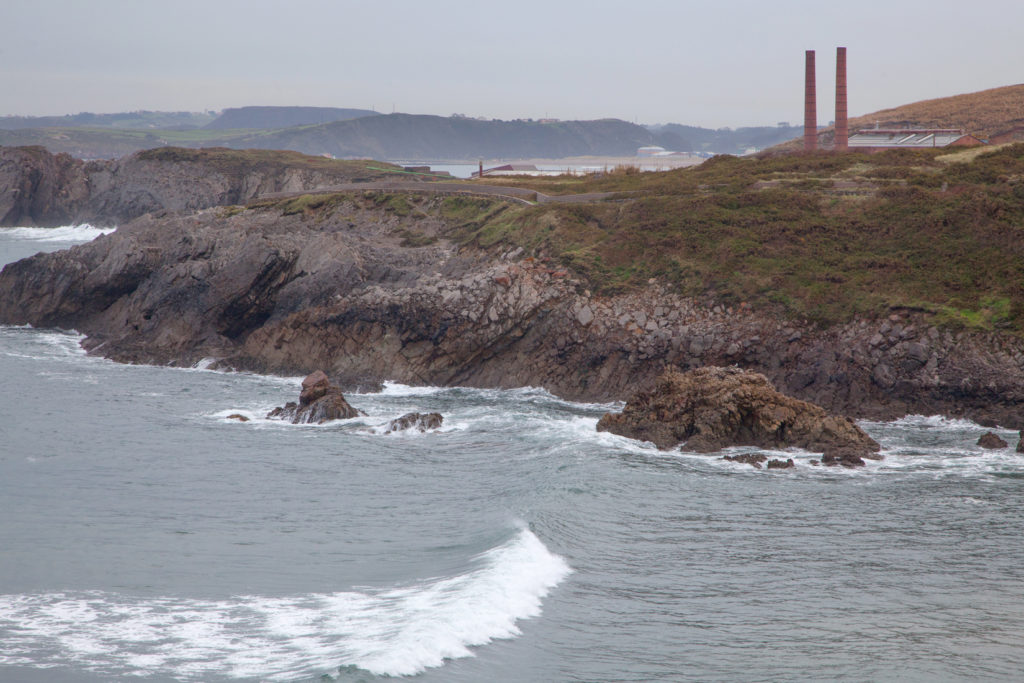 Factoria de Asturiana de Zinc. Arnao. Castrillon. Asturias. 2017.
