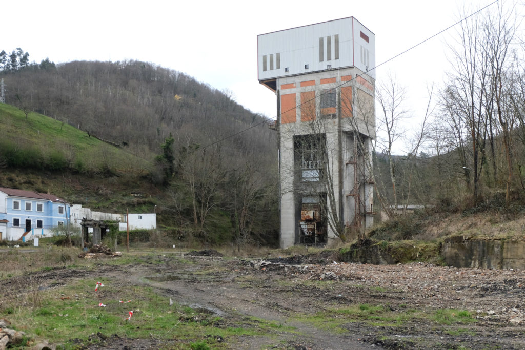 Torre de extracción del Pozo Mosquitera I. Siero. Asturias. 2018