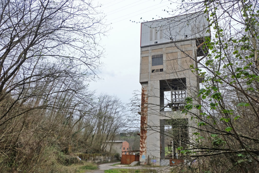 Torre de extracción del Pozo Mosquitera I. Siero. Asturias. 2018