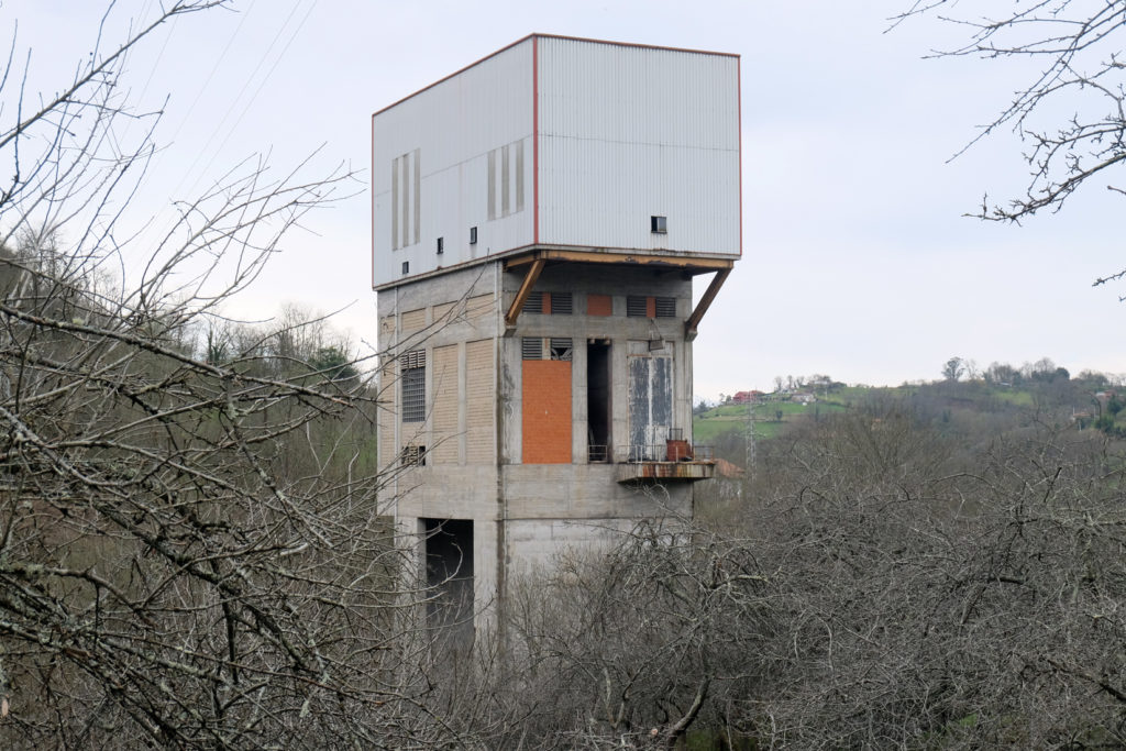 Torre de extracción del Pozo Mosquitera I. Siero. Asturias. 2018.
