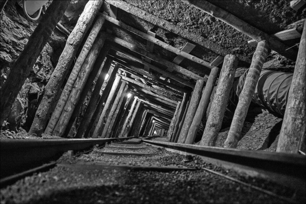 Museo Minero de Escucha, en el interior de la antigua mina de lignito, llamada «Se Verá». Escucha. Teruel 2018